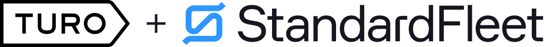 Turo and Standard Fleet partnership logo